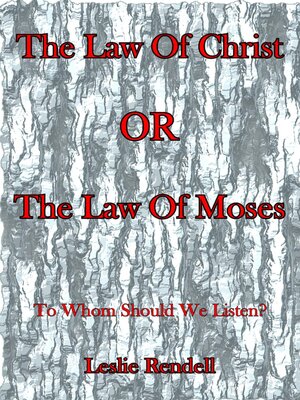 cover image of The Law of Christ